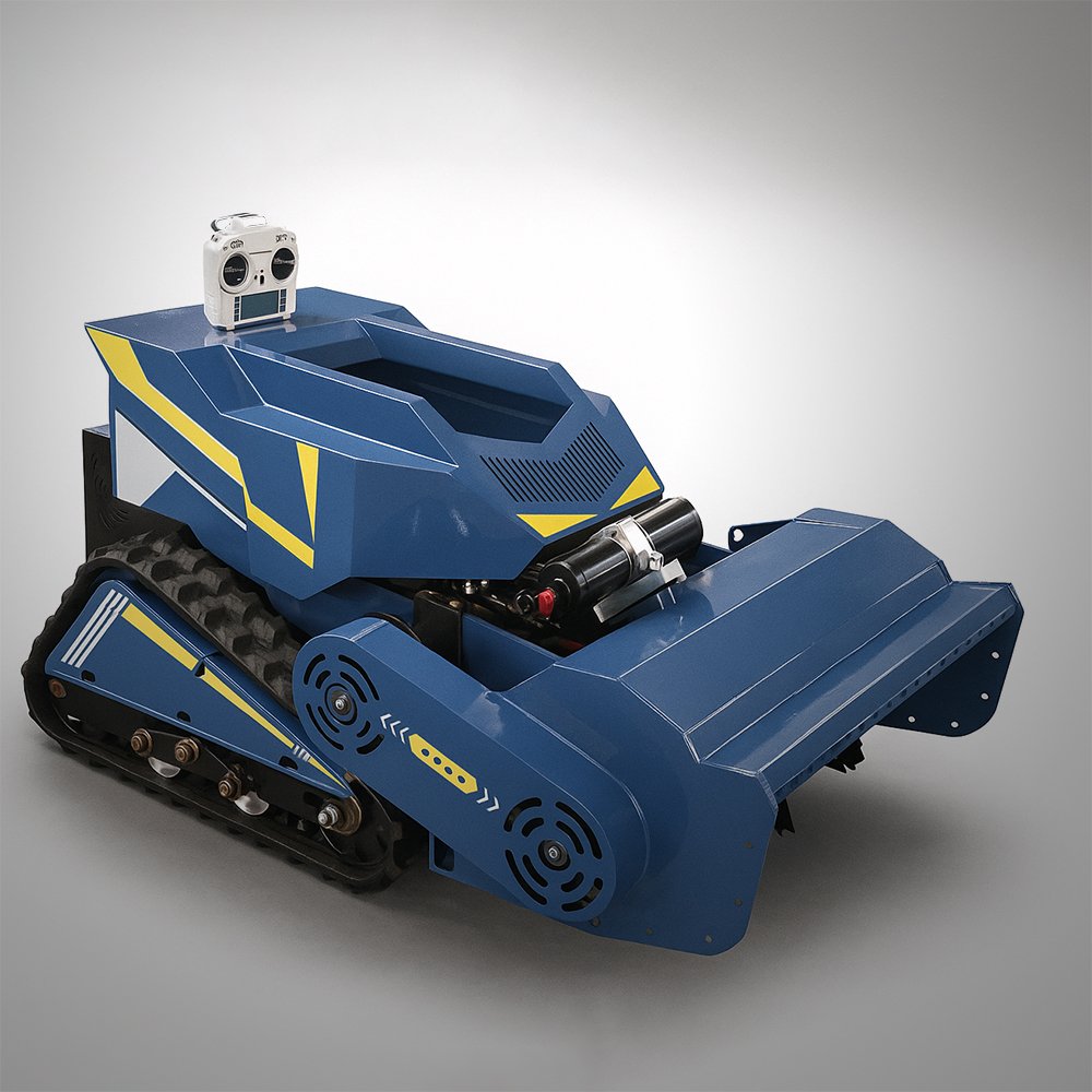 31.5inch High-Efficiency Remote Control Flail Mower | Heavy-Duty Flail Mower for Slopes Farmland Orchards