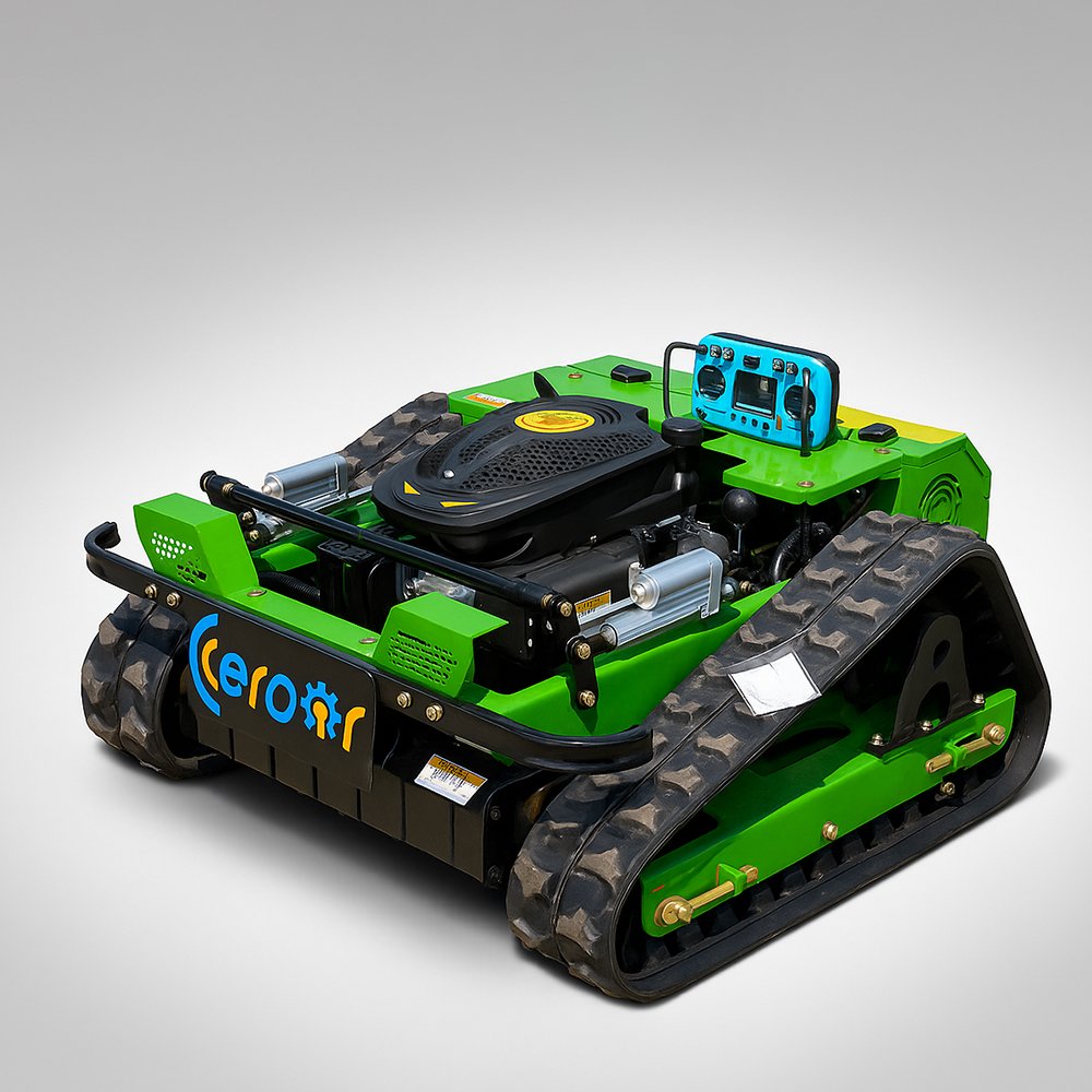 19.6inch Remote Control Lawn Mower | Home Garden Grass Cutter