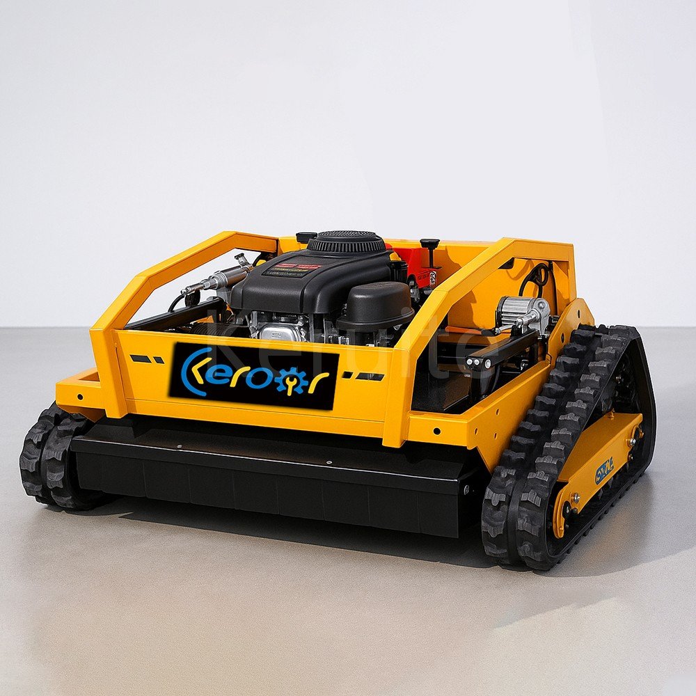 39.3Inch Large Fuel Tank RC Grass Cutter Track Petrol Gasoline Remote Lawn Mower